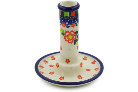 6" Candle Holder Ceramika Artystyczna UNIKAT H8369J