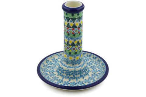 6" Candle Holder Ceramika Artystyczna UNIKAT H8370J