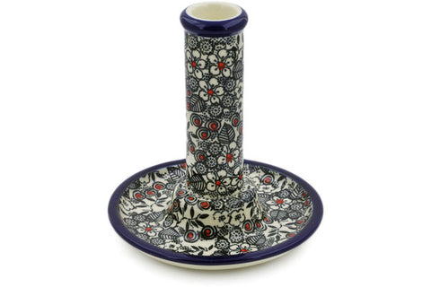 6" Candle Holder Ceramika Artystyczna UNIKAT H8371J