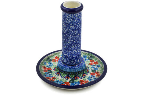 6" Candle Holder Ceramika Artystyczna UNIKAT H8376J