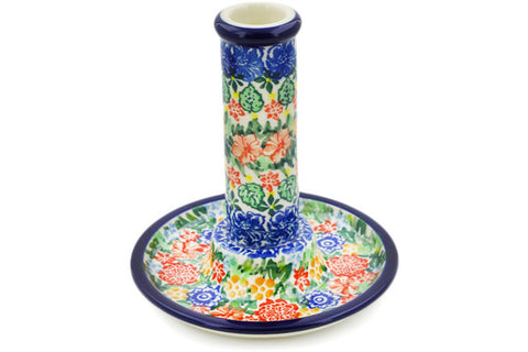 6" Candle Holder Ceramika Artystyczna UNIKAT H8377J