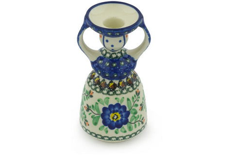 6" Candle Holder Ceramika Artystyczna UNIKAT H8411G