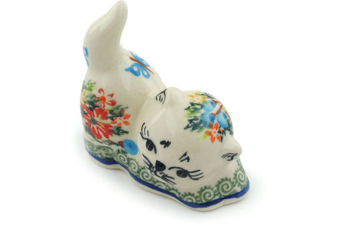 3" Cat Figurine Ceramika Bona UNIKAT H9340H