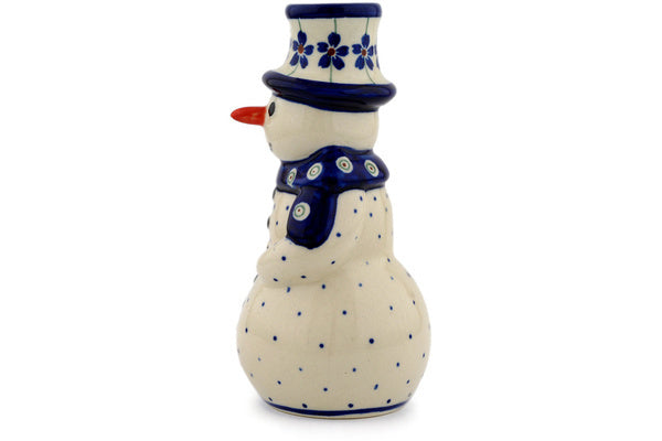 6" Snowman Candle Holder Zaklady Ceramiczne H9484C